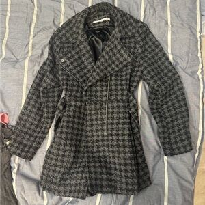 Kenneth Cole wool belted coat XL